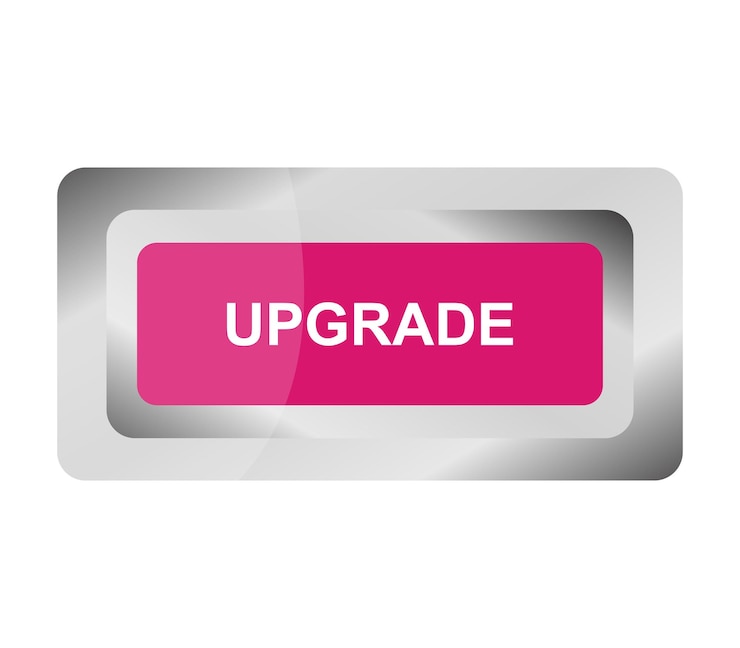 Vector upgrade button