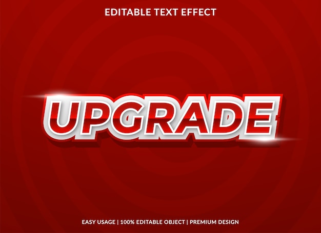 upgrade text effect template  