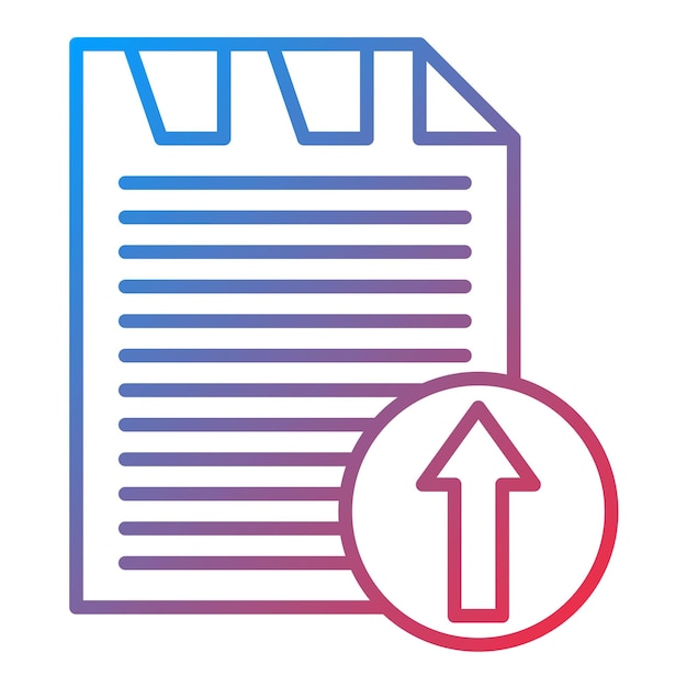 Upload File icon vector afbeelding Kan worden gebruikt voor User Interface