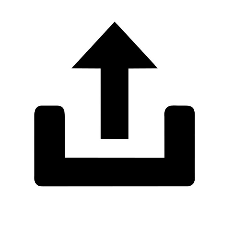 Vector upload icon