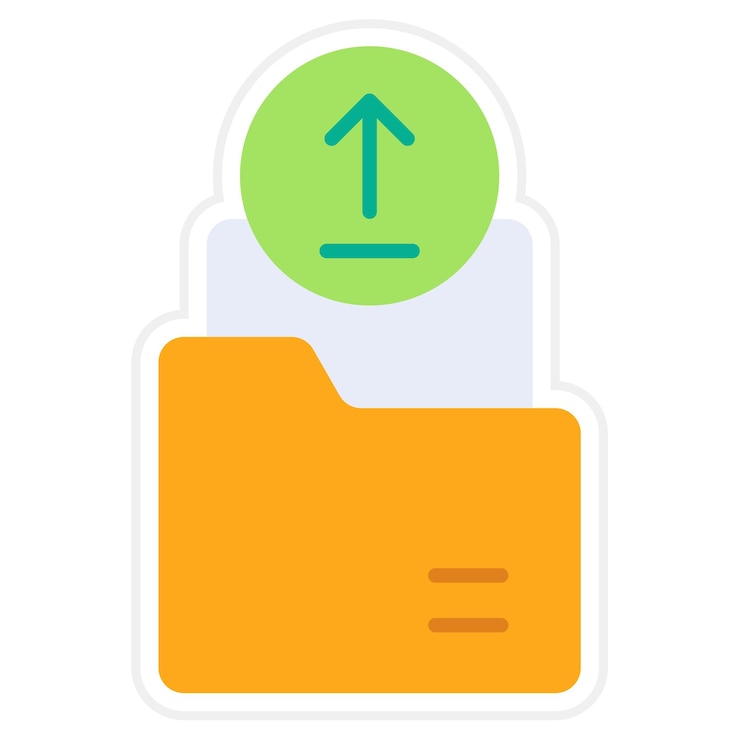 Vector upload icon
