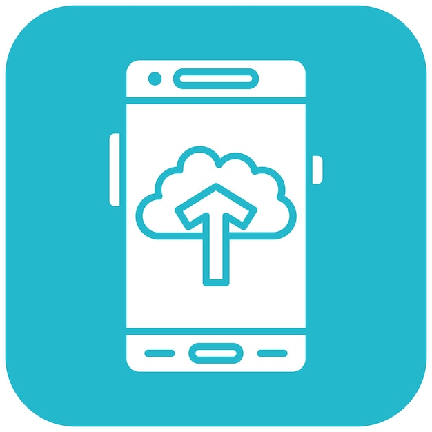 Upload icoon vector afbeelding Kan worden gebruikt voor Mobile App Development