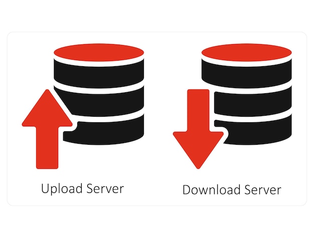 Upload server Download server