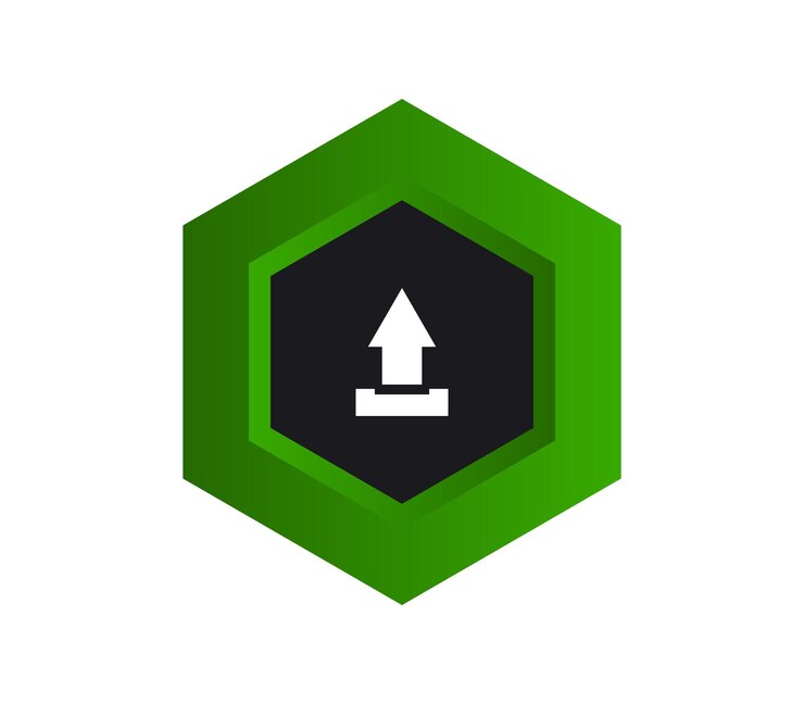 Vector upload sign