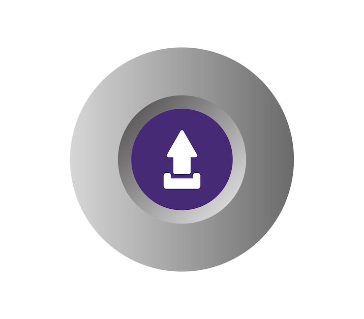 Vector upload sign