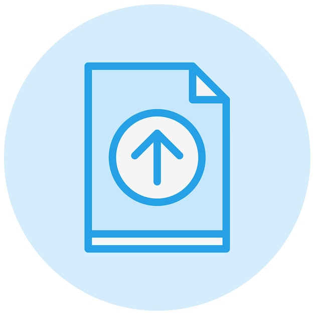 Upload Vector Icon Design Illustration