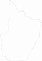 Vector upper takutuupper essequibo guyana outline map