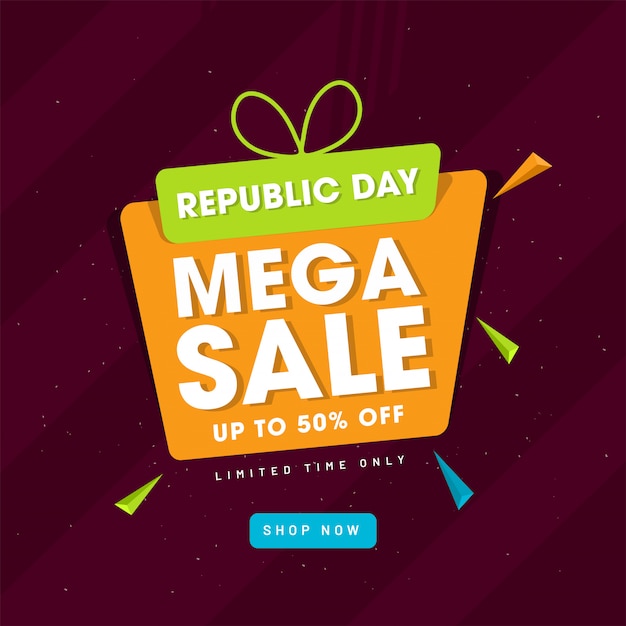 Upto 50% discount offer for republic day