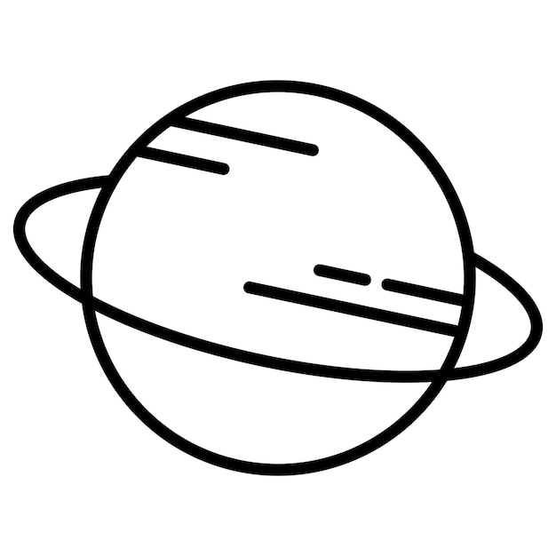 Vector uranus vector illustration