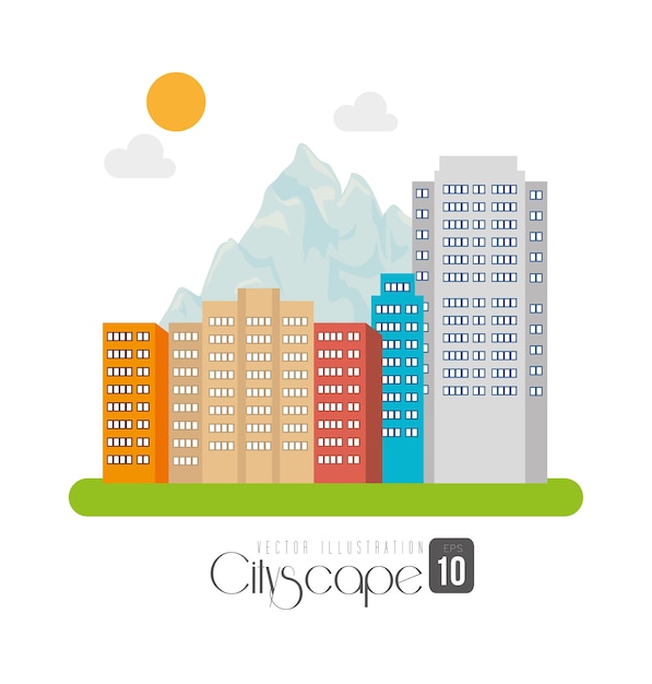 urban city and real estate design.