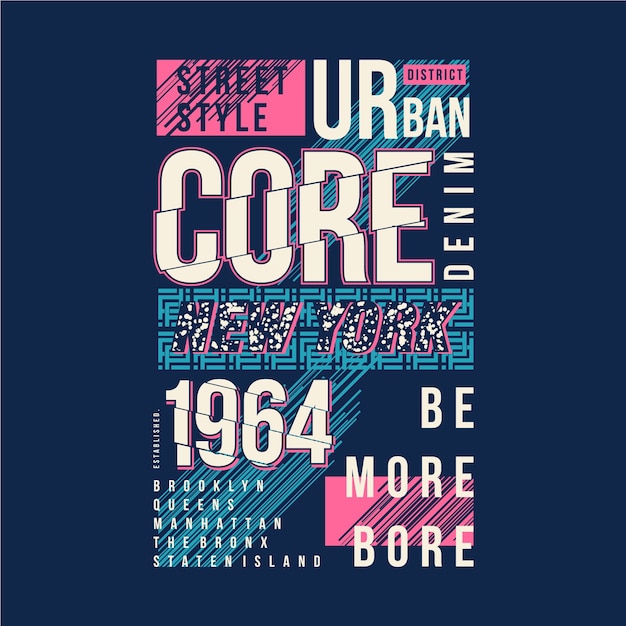 urban denim slogan graphic   typography 
