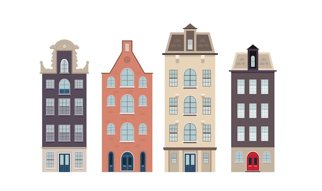 Urban european houses