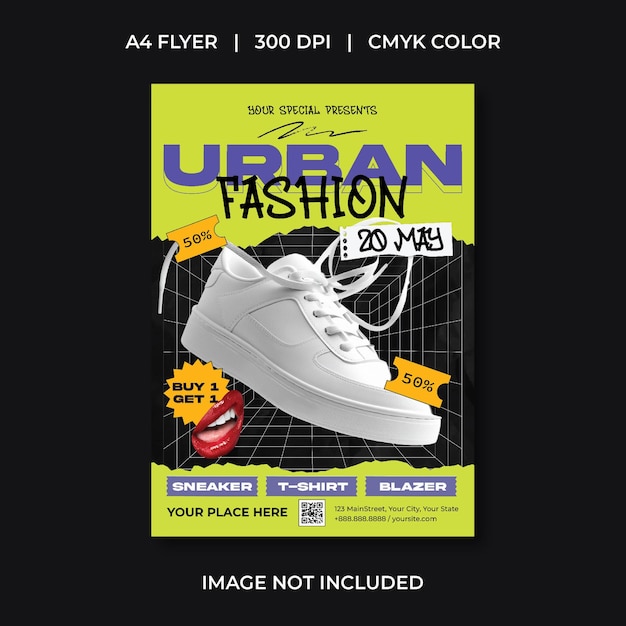 urban fashion flyer