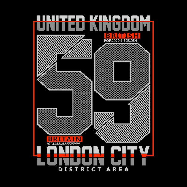 urban london slogan typography graphic design illustration vector