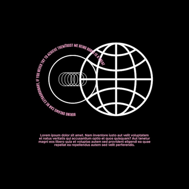Urban streetwear design element vector
