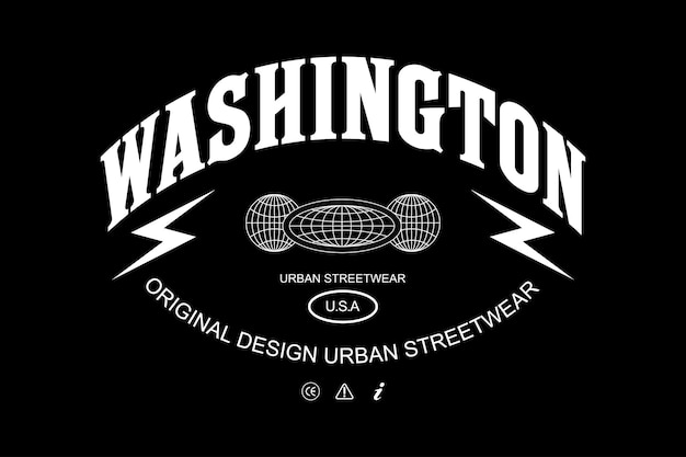 Vector urban streetwear grafisch ontwerp vector sjabloon print fil