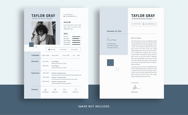 Urbano resume template set