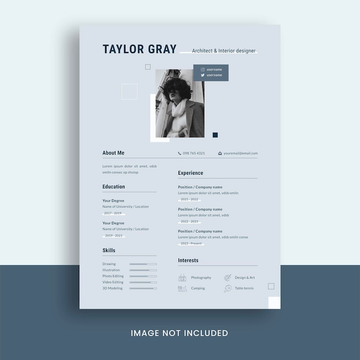 Urbano resume template