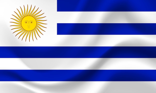 Uruguay flag Flag of Uruguay Uruguay flag illustration Uruguayan background