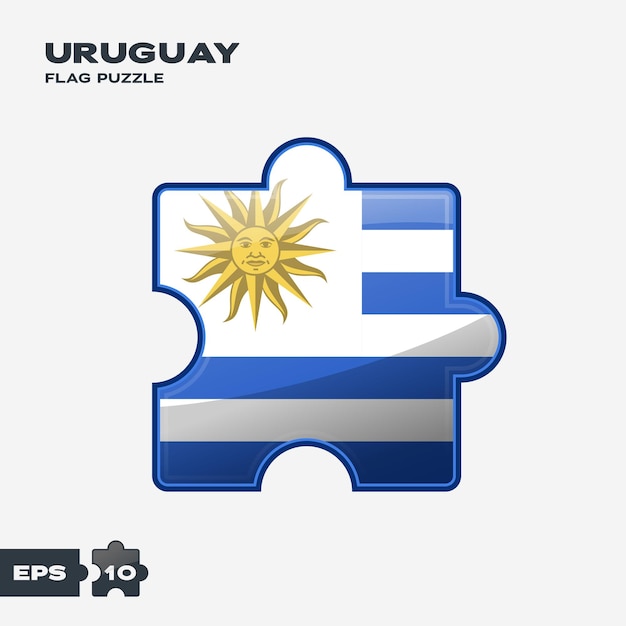 Uruguay Flag Puzzle