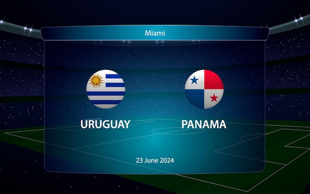 Uruguay vs Panama Amerika voetbaltoernooi 2024