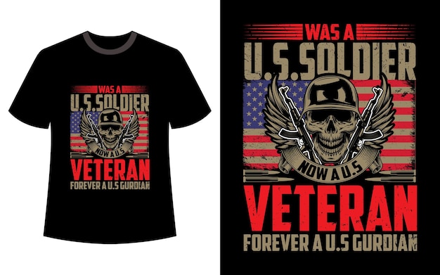 Vector us army tshirt design