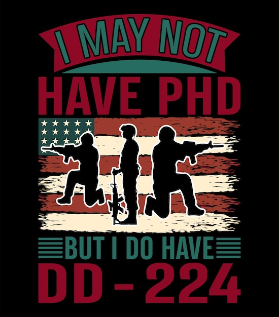미국 육군 참전용사 티셔츠 디자인