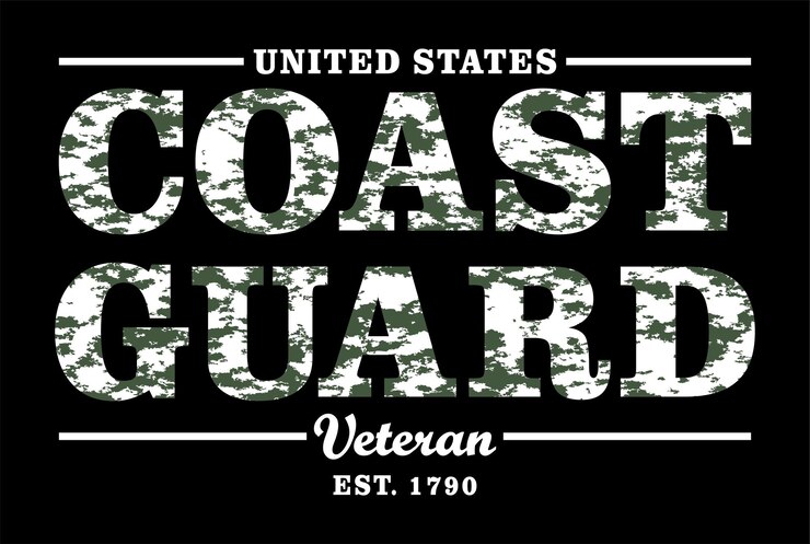 Vector 米沿岸警備隊退役軍人 t シャツ デザイン、米軍兵士 t シャツ デザイン
