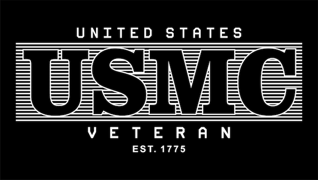 Vector us marine veteran t shirt design, us military soldier t shirt design