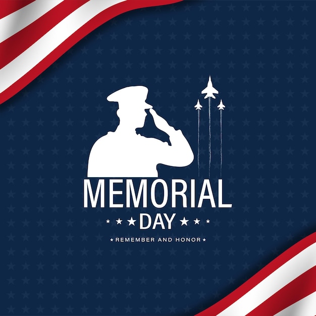 US Memorial Day vector illustration