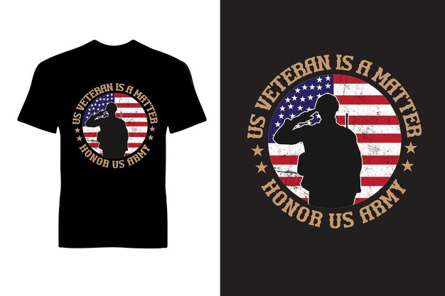 US veteran is a matter retro vintage t shirt