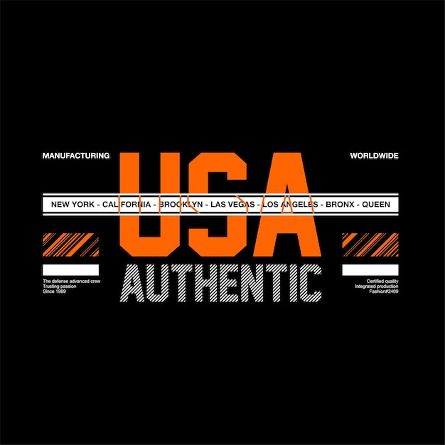 usa authentic simple vintage fashion