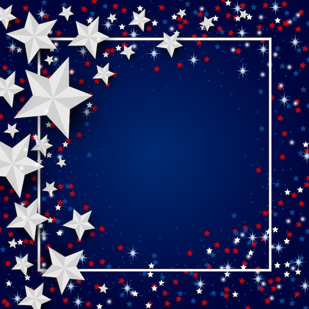 Usa background of star for 4th july independence day or other celebration