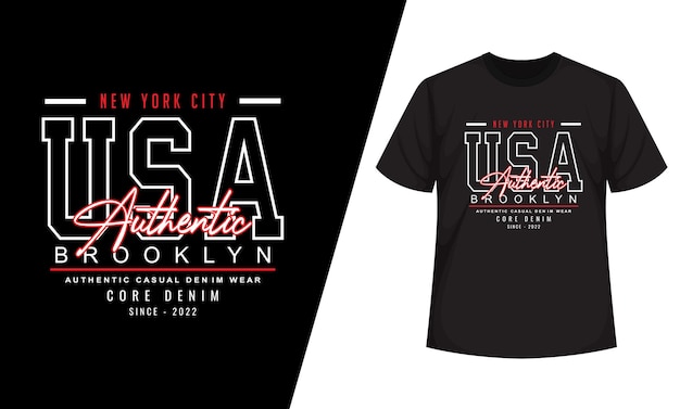 Usa denim streetwear tshirt and apparel