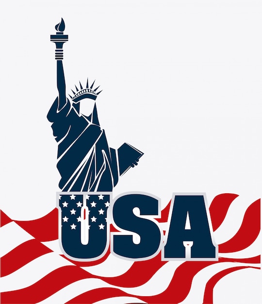 США.