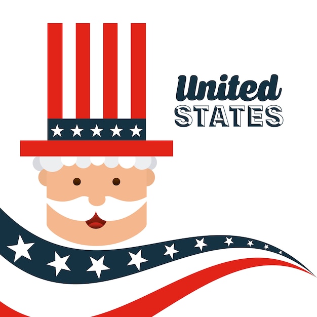 Vector usa emblem design, vector illustration eps10 graphic