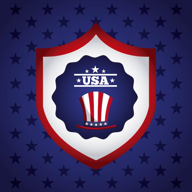 Usa emblem design