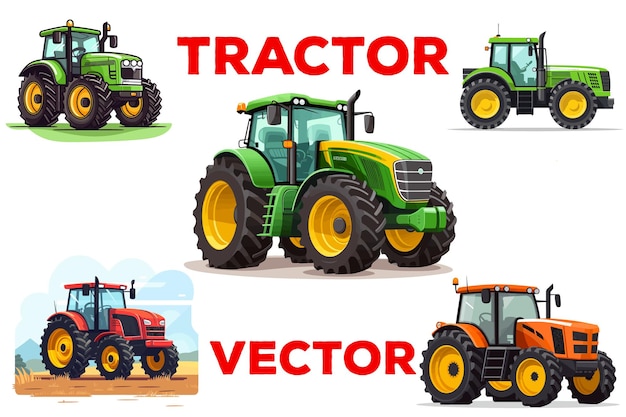 Vector usa farming tractor vector tractor clipart tractor download