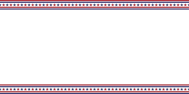 テキストまたはデザイン用のコピースペースを持つアメリカ国旗フレーム