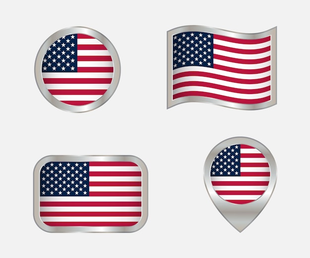 Usa flag icons