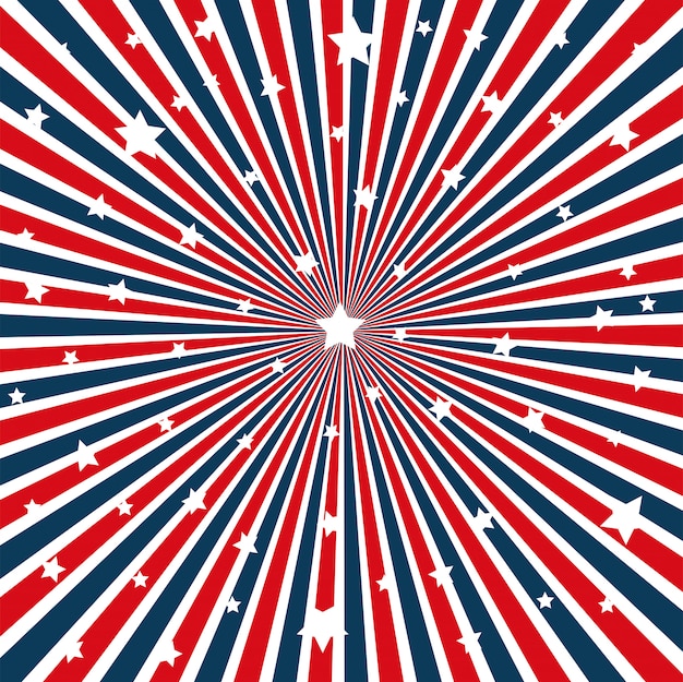 アメリカ国旗パターン背景