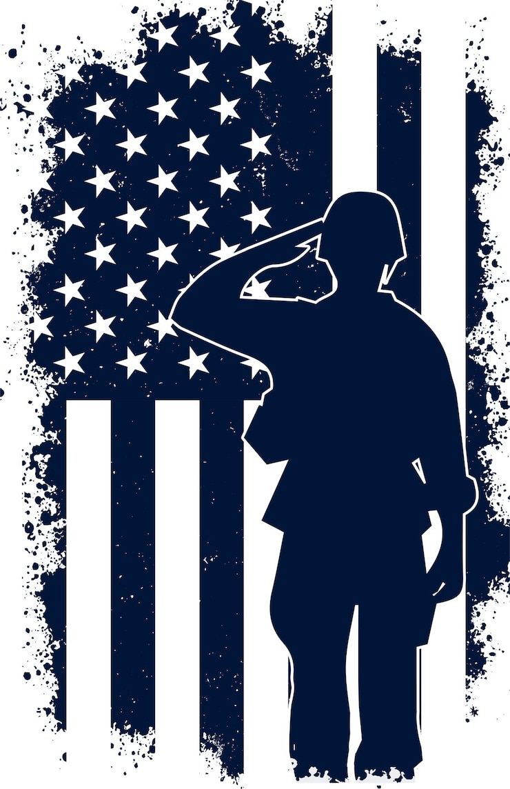 Vector usa flag tshirt design
