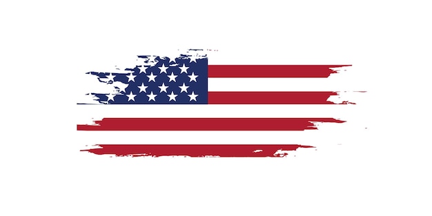 アメリカの国旗のベクトル グラフィック