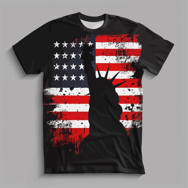 Вектор usa_freedom_tshirt_vector_design