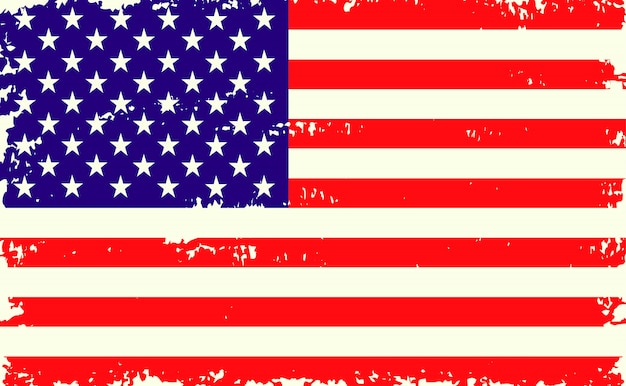 Usa grunge flag