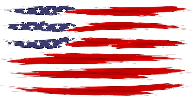 США гранж флаг