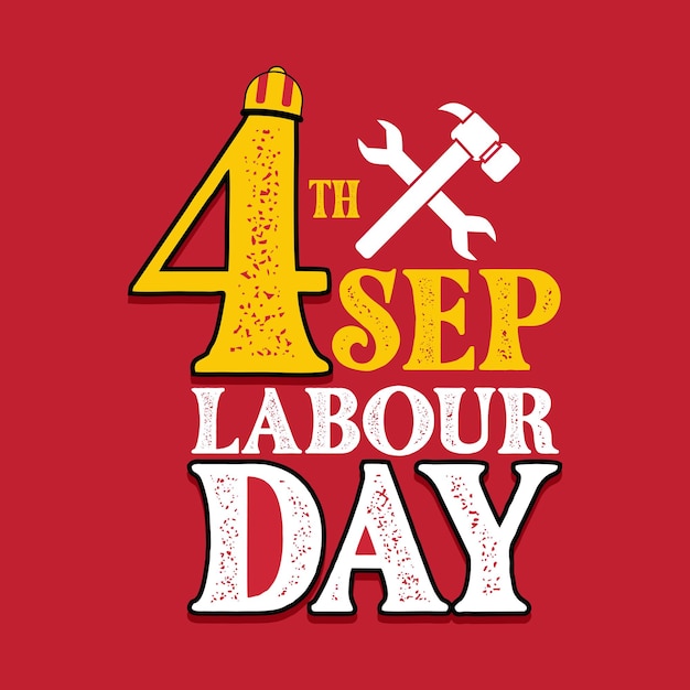 USA Happy Labor Day banner Design template Vector illustration