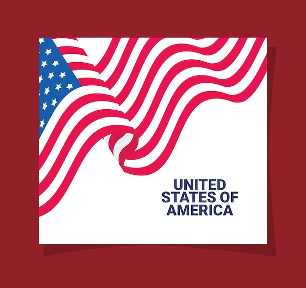 Usa independence card