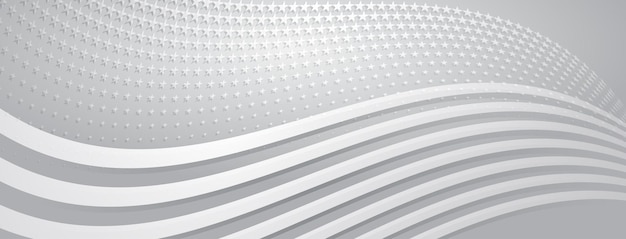 USA independence day abstract background with elements of american flag in gray colors