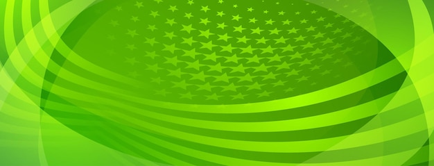 Usa independence day abstract background with elements of american flag in green colors